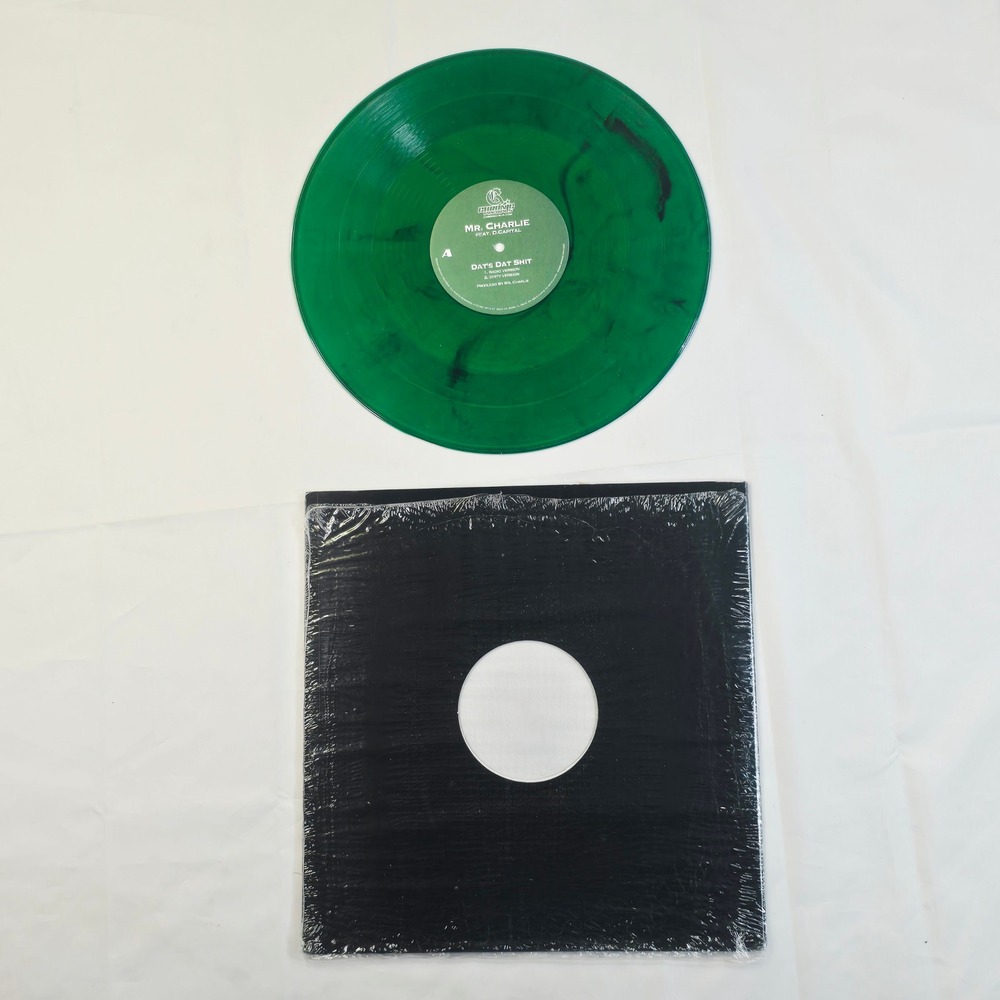 Mr. Charlie Dat's Dat Vinyl Record 12" Green Marble Hip Hop 2004 Chronic Records